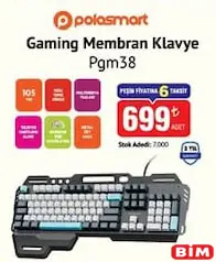 POLOSMART PGM38 GAMİNG MEMBRAN KLAVYE OYUNCU